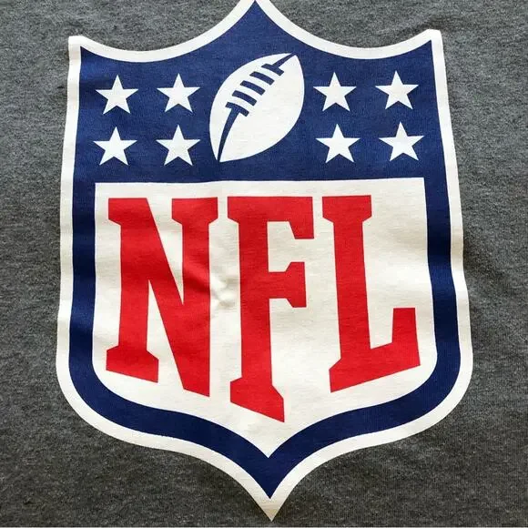 NFL Team Apparel NFL logo graphic gray tee shirt size Small 6-7 - Picture 2 of 8